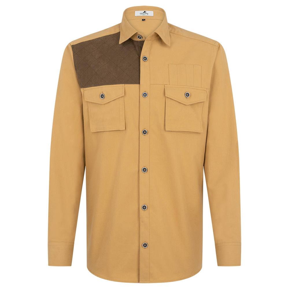 Safari Savannah Men's Short Sleeve Shirt - Beige